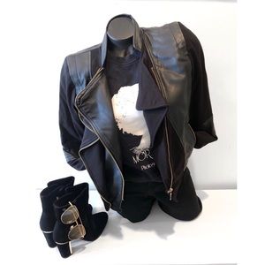XOXO Faux Leather Jacket